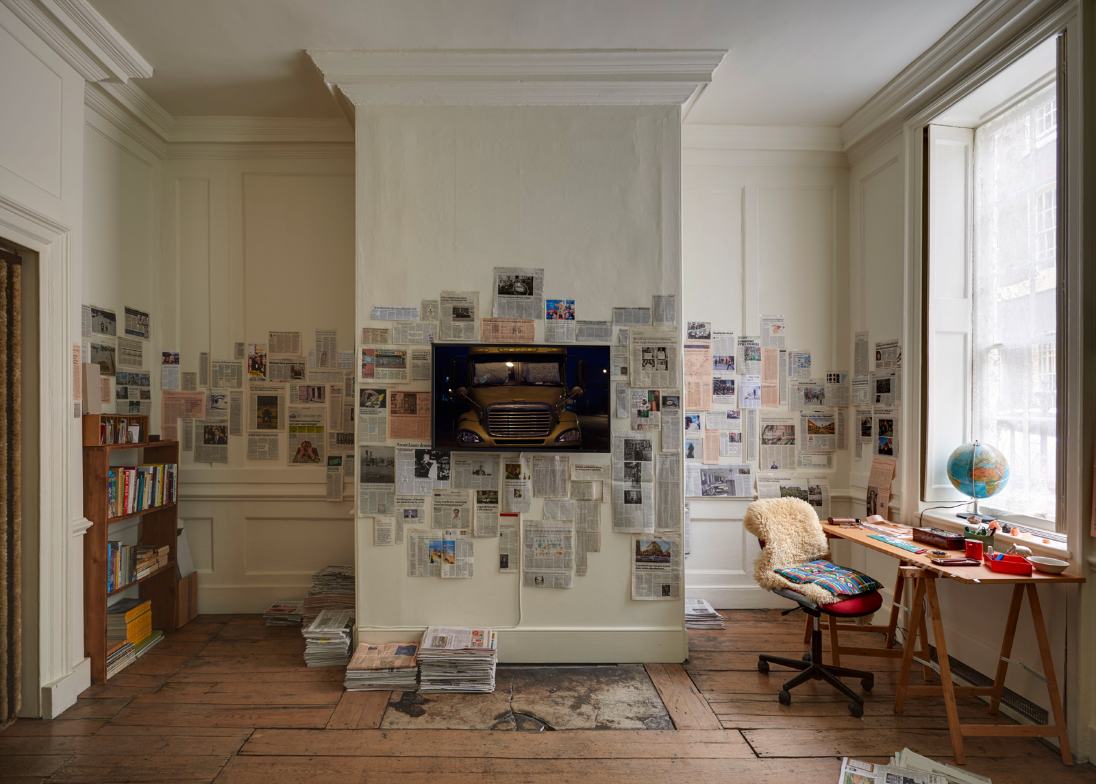 Fiona Tan, Ghost Dwellings, installation view. Courtesy the artist and Frith Street Gallery, London. Photographer: Alex Delfanne