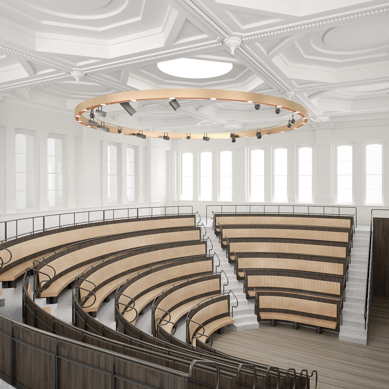 Planned lecture theatre at the Royal Academy of Arts