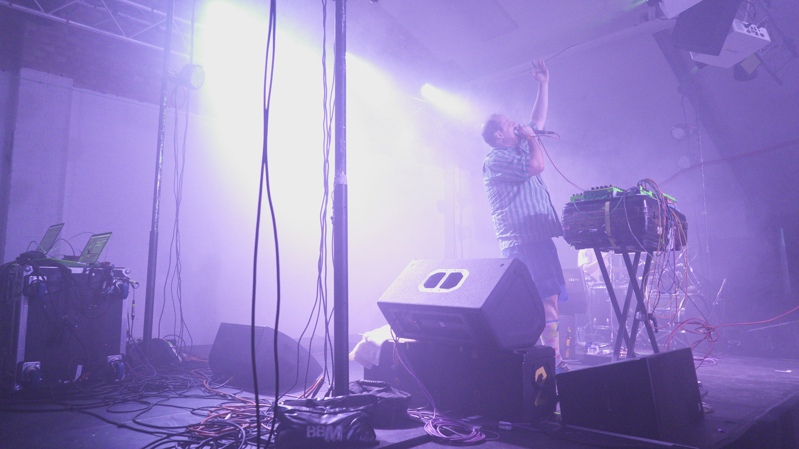 Dan Deacon live at The Oval Space. Photography: Carys Huws