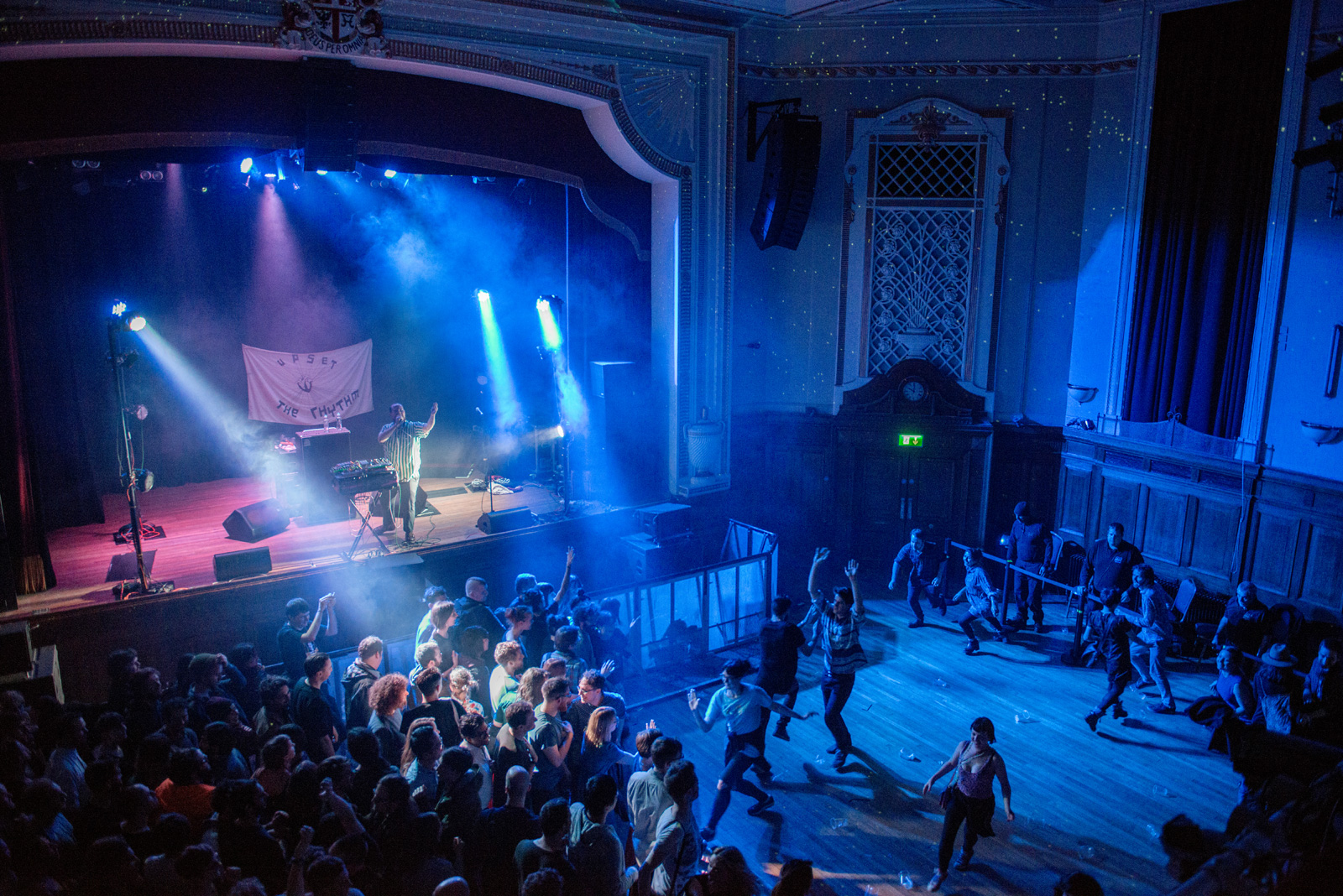 Dan Deacon performing at Islington Assembly Hall in February 2015. Photography Gaelle Beri