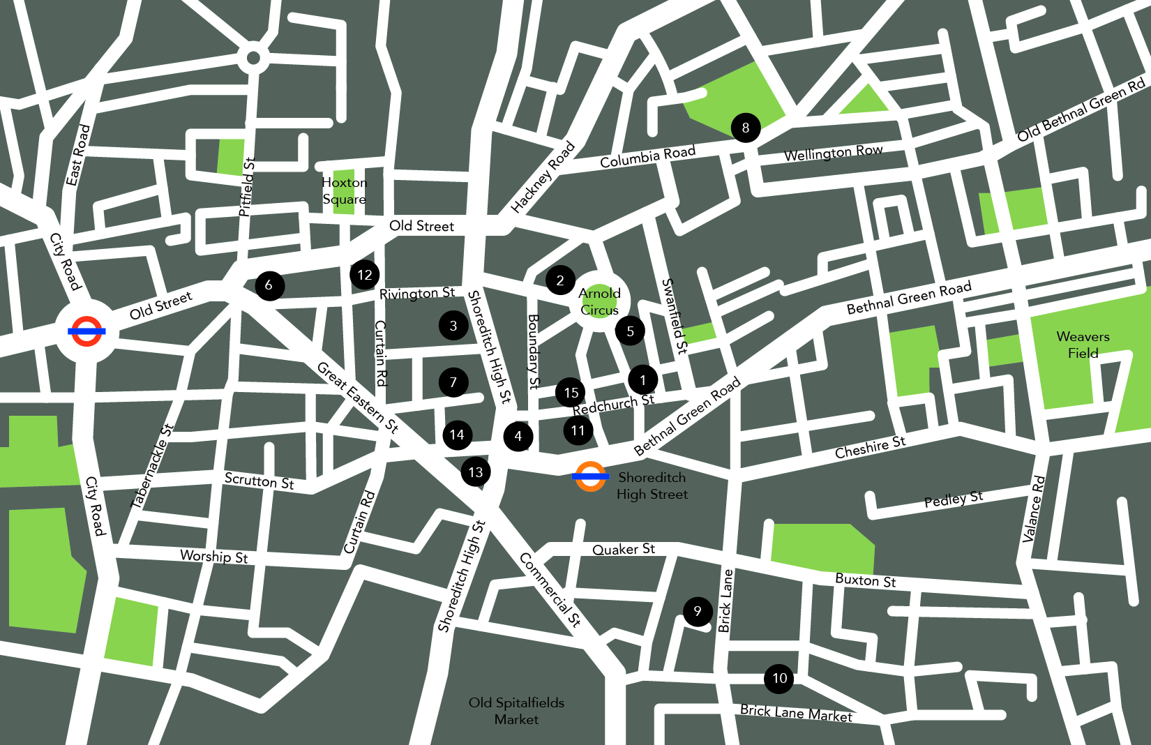 Shoreditch Map with number Alice Ralph-01
