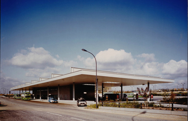 Milton Keynes formed bus station. Photo courtesy of Jo Reid and John Peck