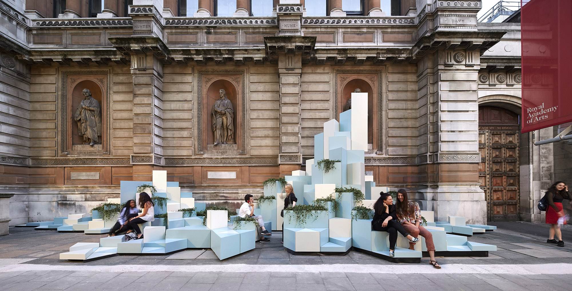 Unexpected Hill by SO Architecture and Ideas at the Royal Academy of Arts