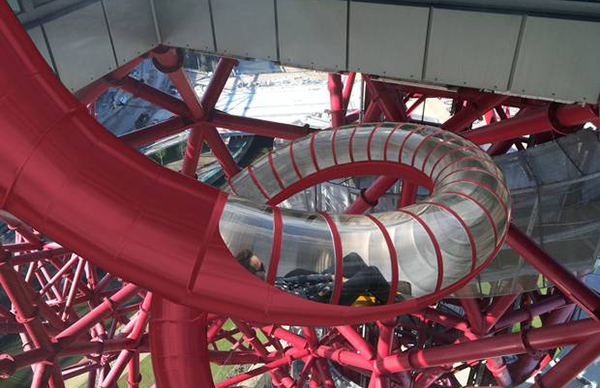 Orbit tower helter skelter, Queen Elizabeth Olympic Park
