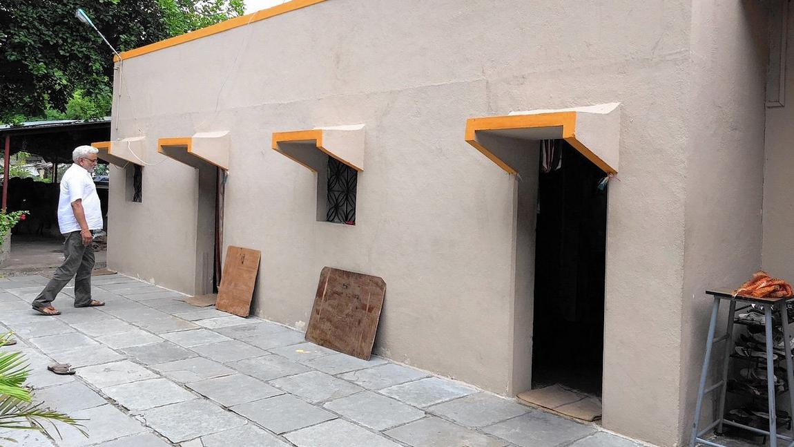 Indian town homes without doors
