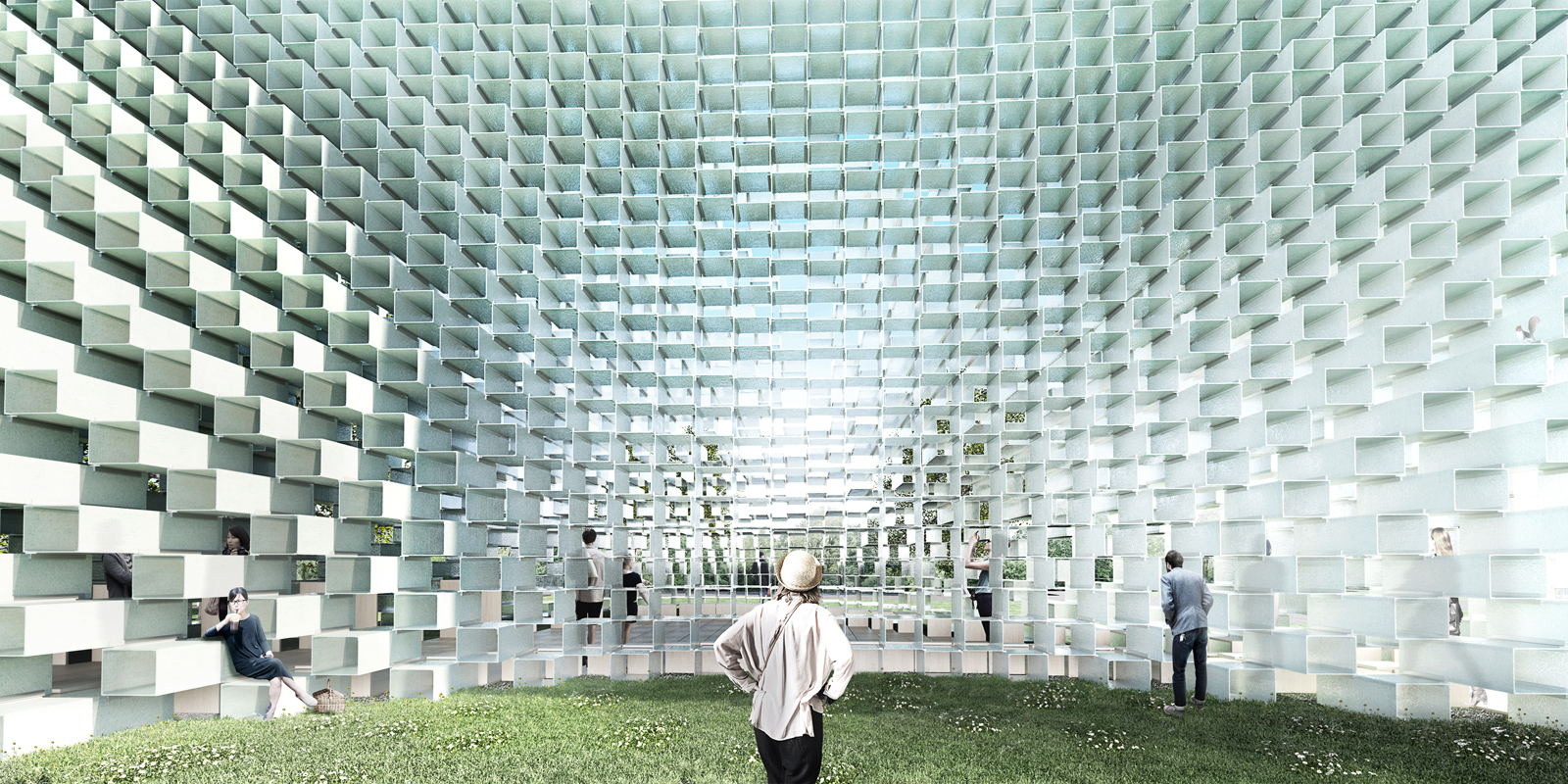Serpentine Pavilion 2016 designed by Bjarke Ingels Group (BIG); Design render © Bjarke Ingels Group (BIG)
