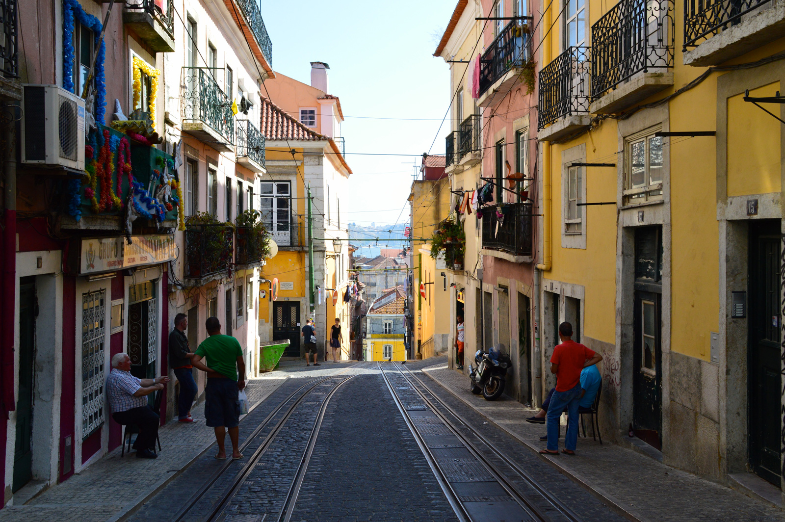 Bairro Alto streetscape, Lisbon