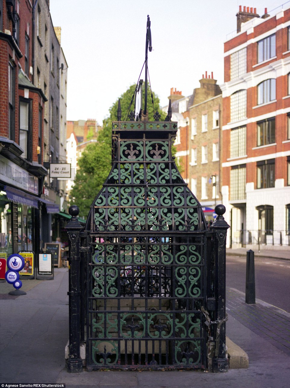 Foley Street Victorian public toilets entrance