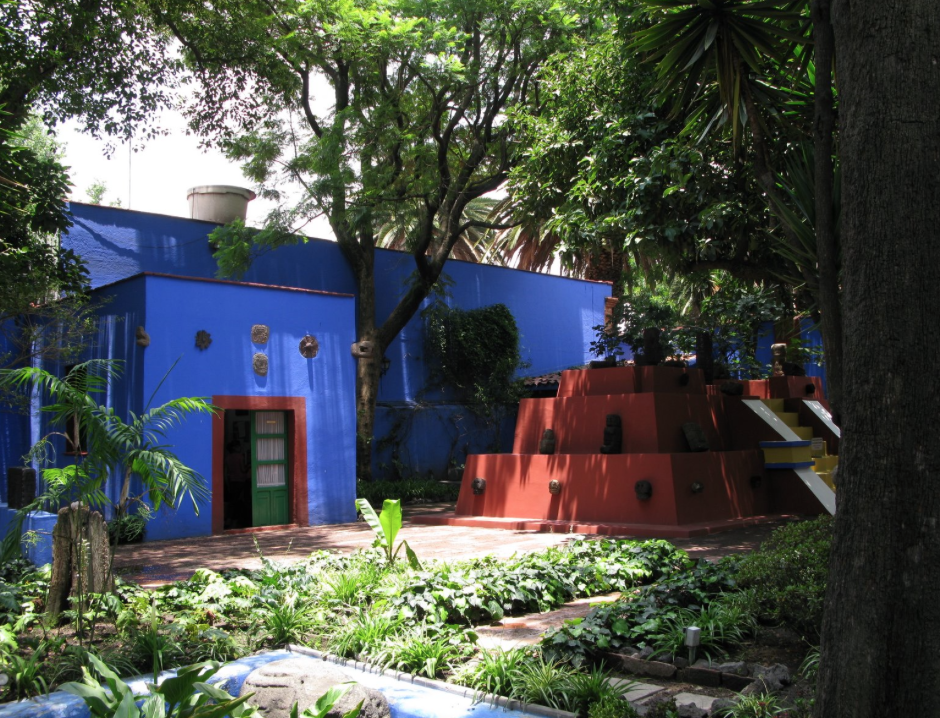Frida Kahlo's former home in Mexico City