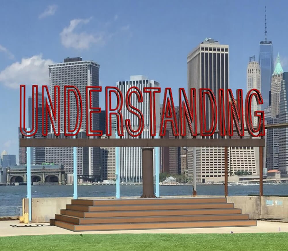 Martin Creed's 'Understanding' at Brooklyn Bridge Park