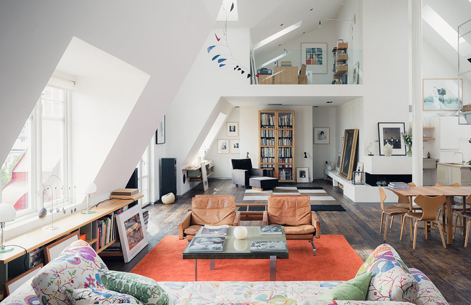 Maria Square penthouse in Stockholm, via Wrede