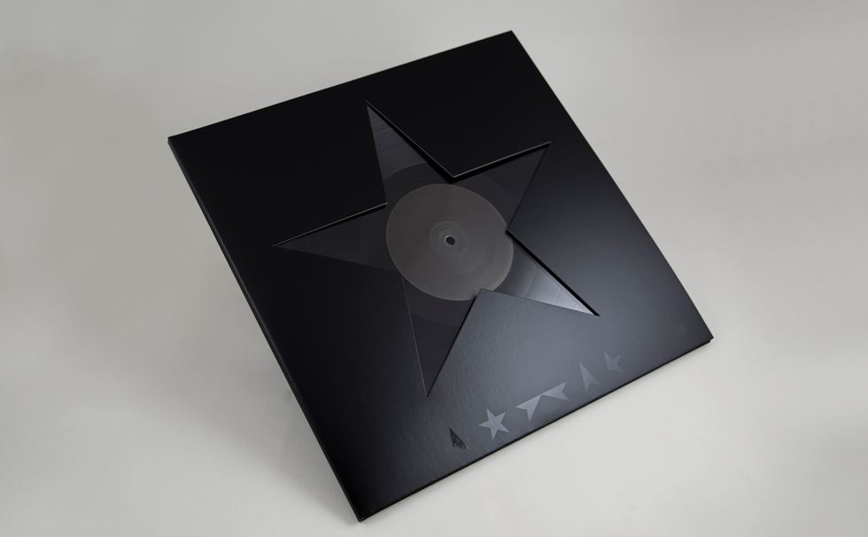 David Bowie's 'Darkstar' record artwork, by Jonathan Barnbrook