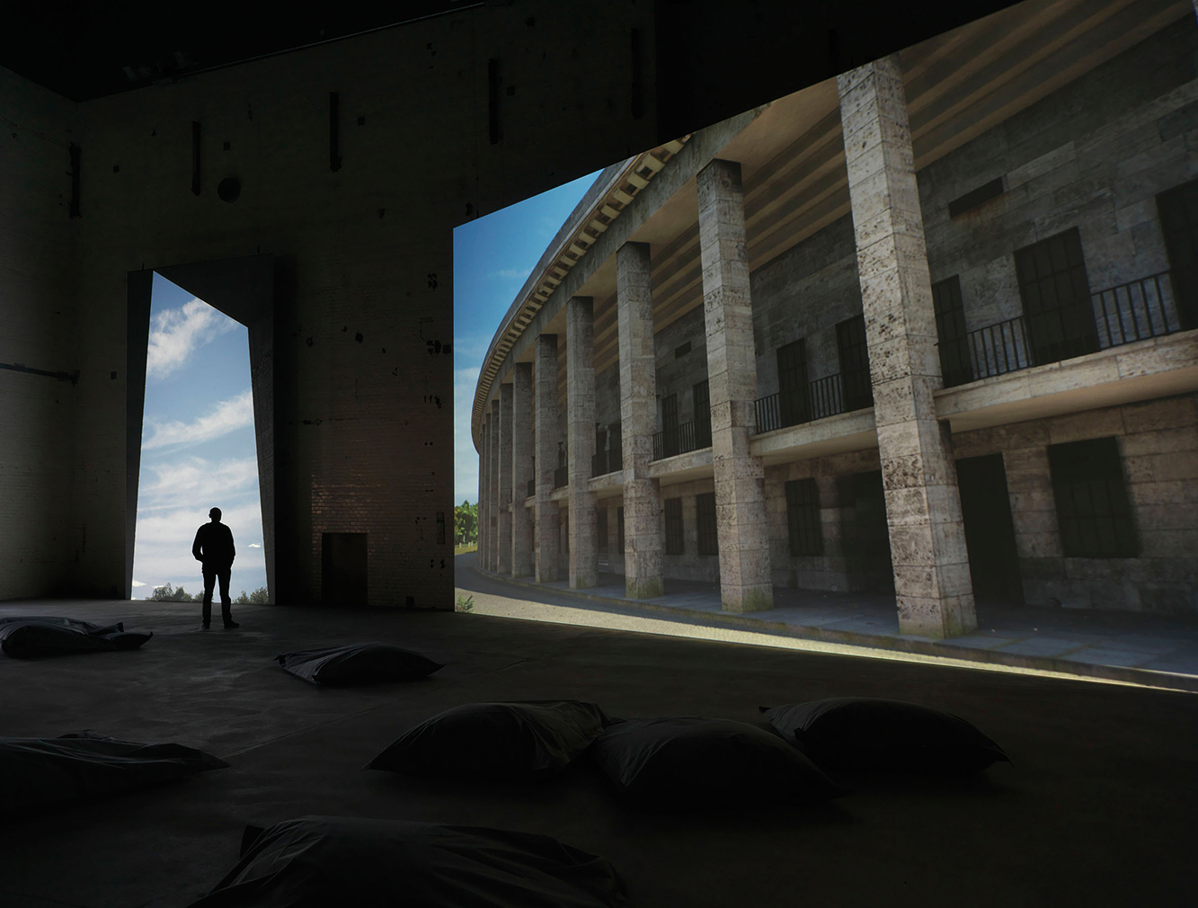 David Claerbout, ‘Olympia’, 2016. Real-time projection at KINDL’s Boiler House. Photography: Jens Ziehe, Berlin, 2016 (c) David Claerbout / VG BILD-KUNST, Bonn, 2016