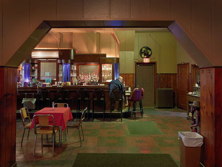 'Man Sitting at the Bar Kovac’s Tavern, West Jefferson Ave Delray, Detroit,' 2010 by Dave Jordan