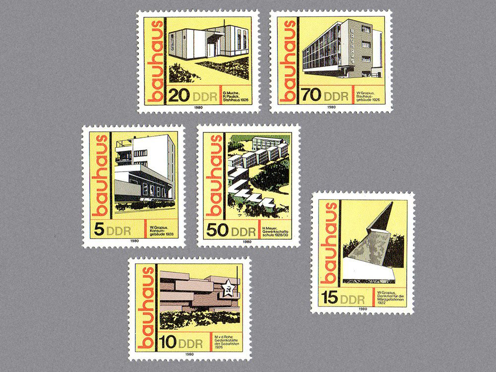 Bauhaus stamp set