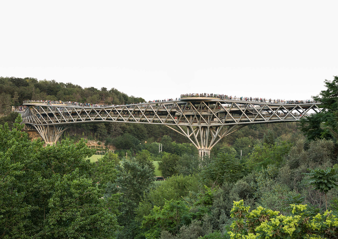 Tabiat Bridge in Tehran, Iran, designed by Leila Araghian