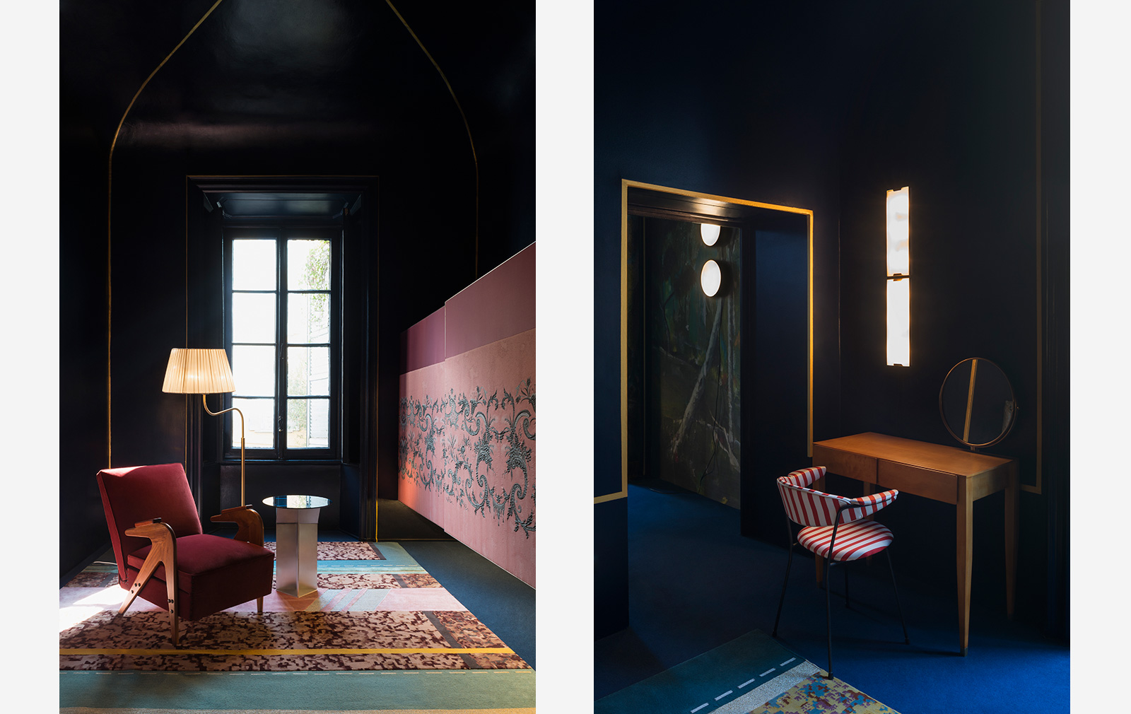 Interior designers using colour: Dimore Studio and their Milan apartment