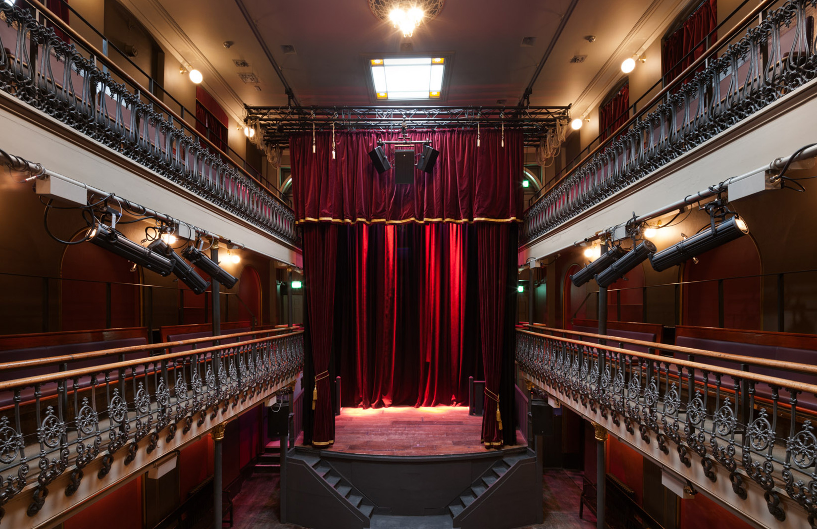 The restored music hall at Hoxton Hall