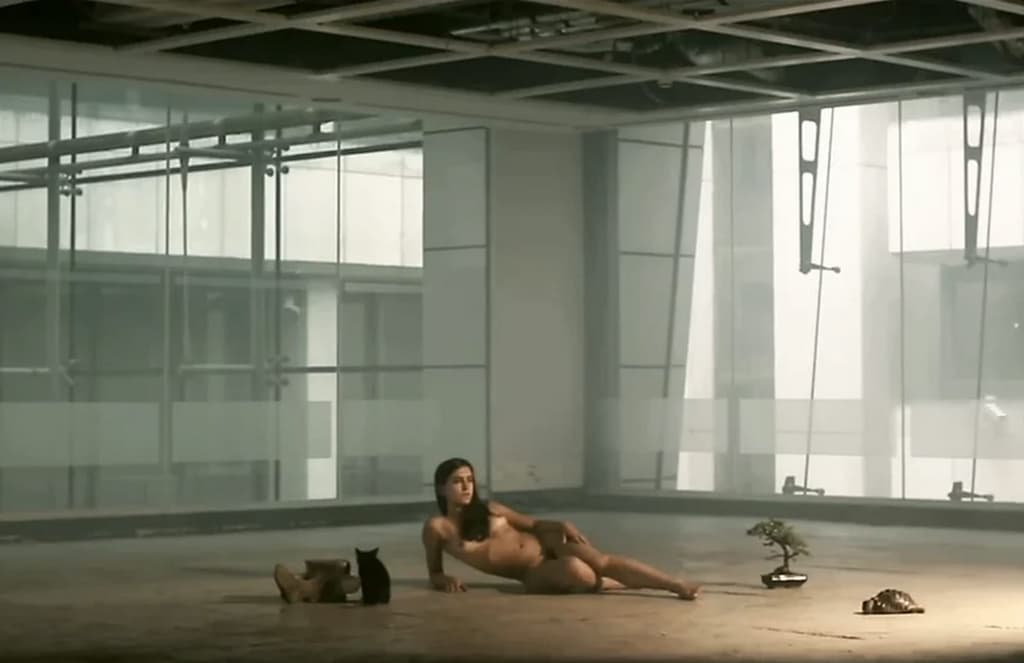 Still from 'Muscle' by Gwilym Gold, directed by Eddie Peake