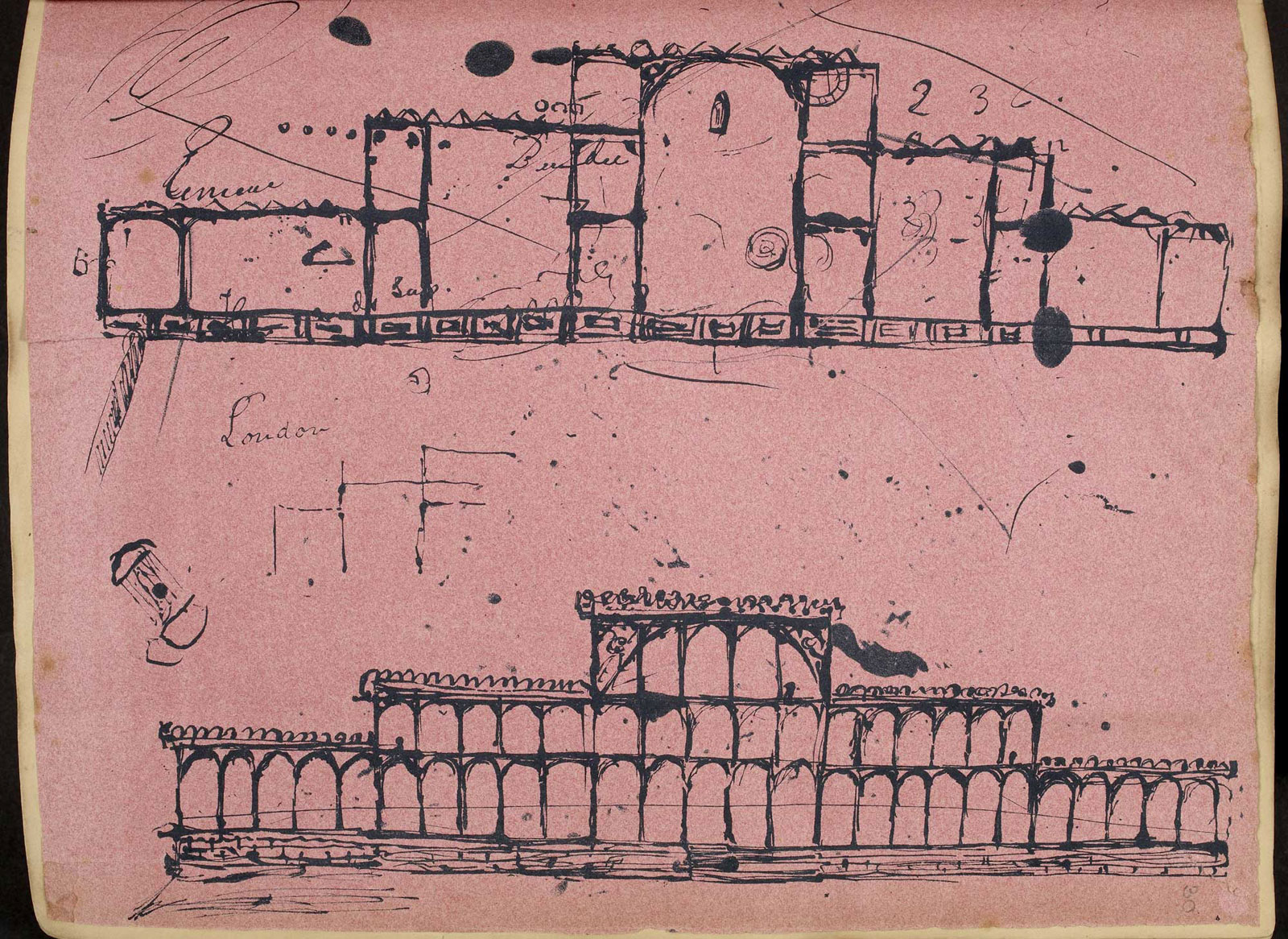 Facsimile of Paxton’s Crystal Palace design, 1851. Courtesy of the British Library
