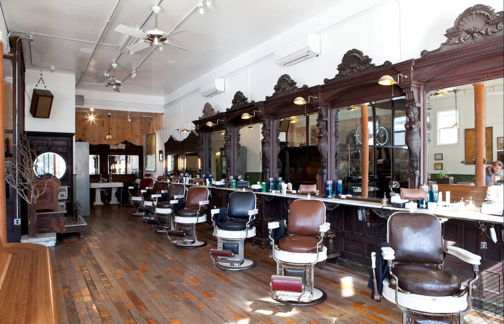 Interior Fellow Barber, SF. Courtesy of Fellow Barber