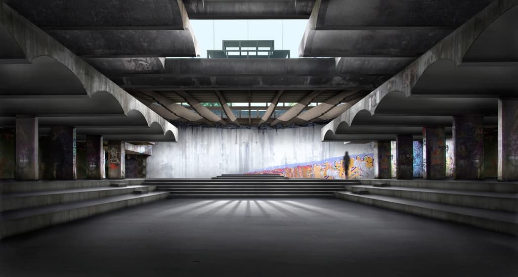Visualisation of St Peter’s Seminary by James Johnson, courtesy of NVA