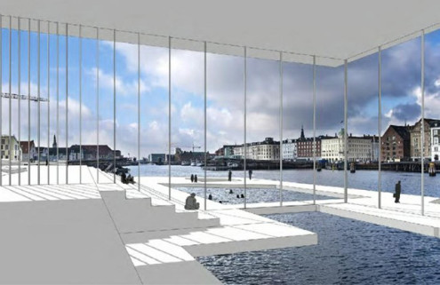 One of the proposals for Paper Island in Copenhagen. Photography: Brian Lottenburger and Anders Ojgaard