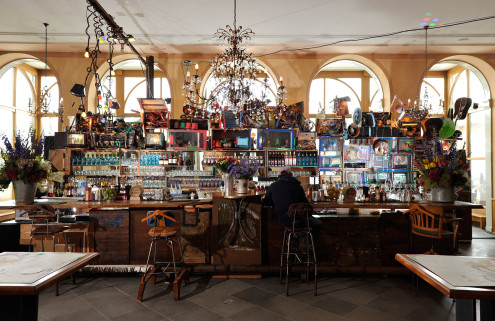 The rough and ready Roth Bar takes over Grand Hotel Les Trois Rois