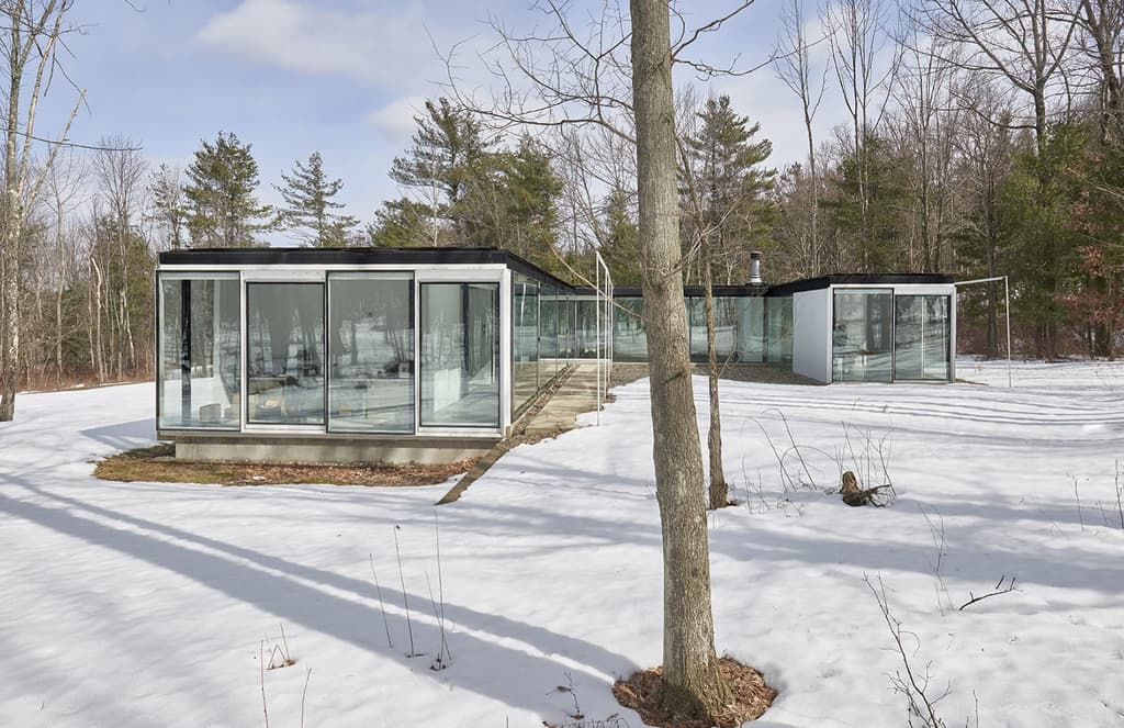 House of the week: the glass Gefter-Press House in Upstate New York