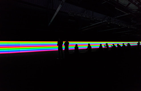 Carsten Nicolai plays with our senses at London’s Brewer Street Car Park