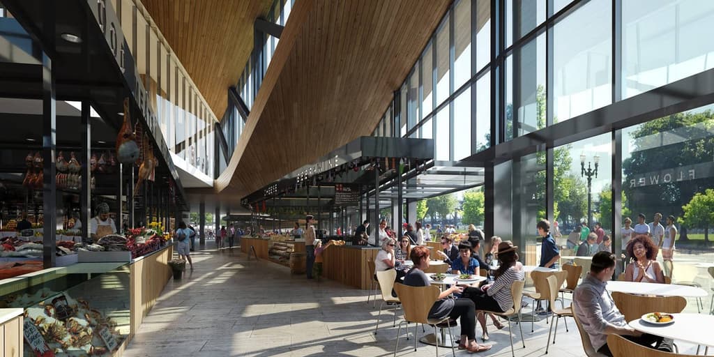 Snøhetta's James Beard Public Market in Portland