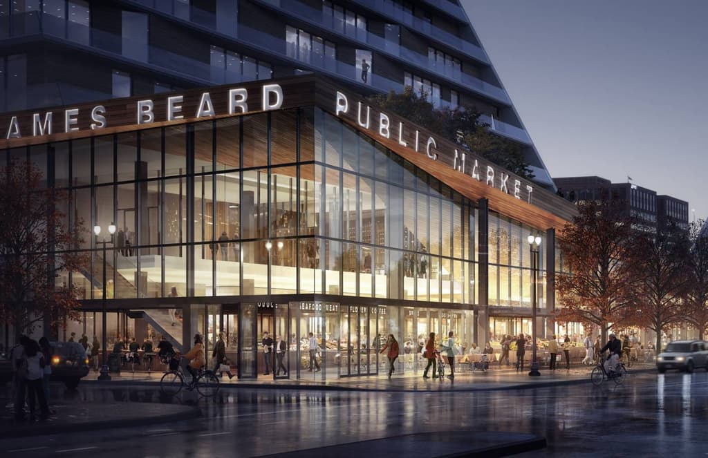 Snøhetta reveals designs for Portland’s 80,000 sq ft James Beard Public Market