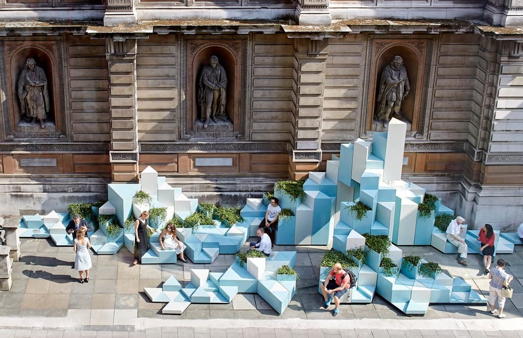 SO? Architecture and Ideas creates a ceramic hill at the Royal Academy