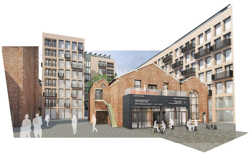 Jestico + Whiles' Engine House plans