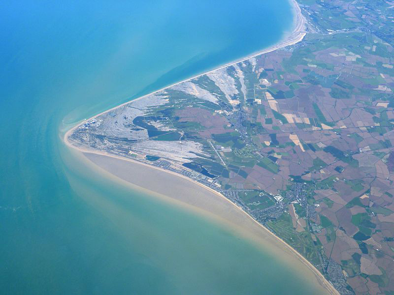Aerial view of Dungeness