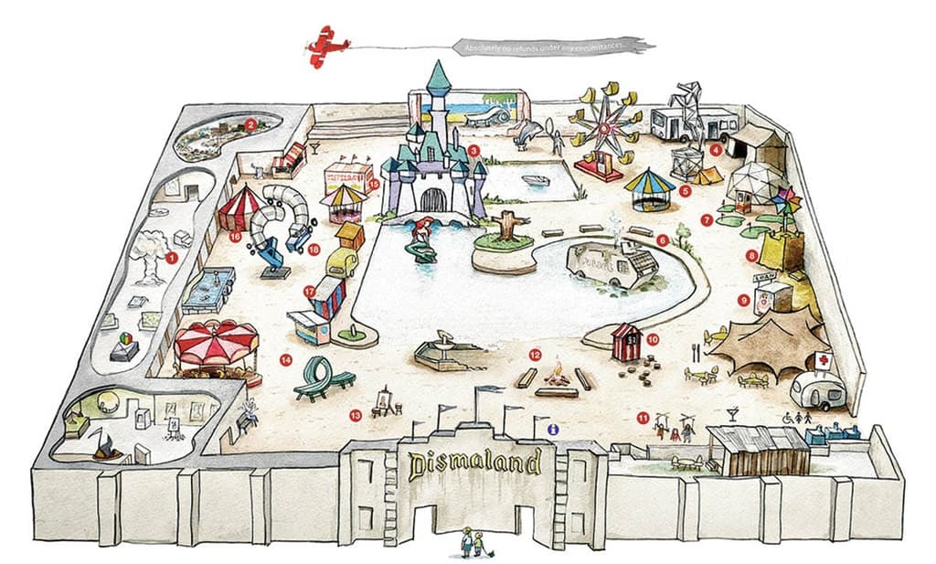 Banksy Dismaland plan