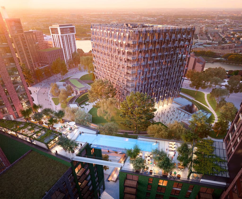 Sky Pool at Embassy Gardens