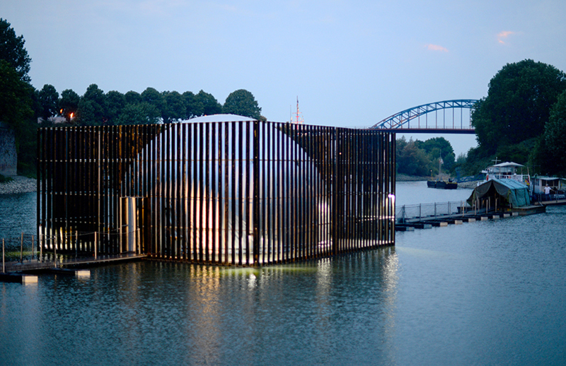 Nomanslanding bridge installation at the Ruhrtriennale