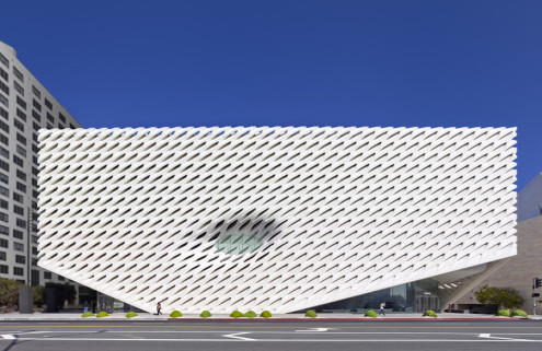 LA’s new Broad Museum is wrapped in a honeycomb shell