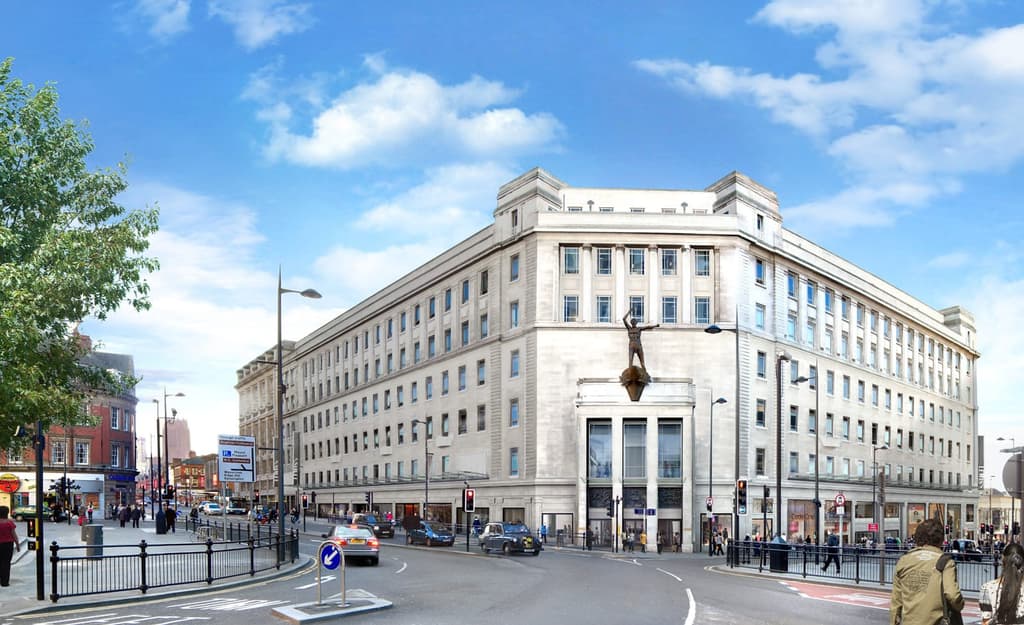 Lewis's Department store is now know as The Department, part of the Central Village scheme. Courtesy of Merepark