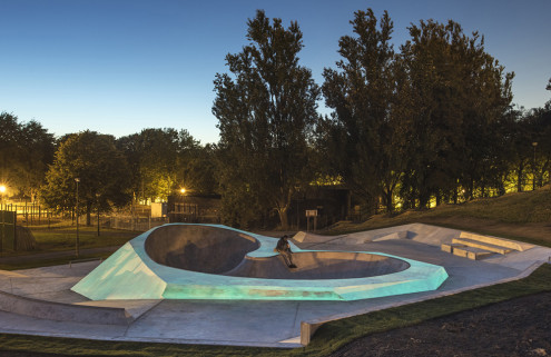 Can artist Koo Jeong A’s glow-in-the-dark skatepark revive Everton Park?