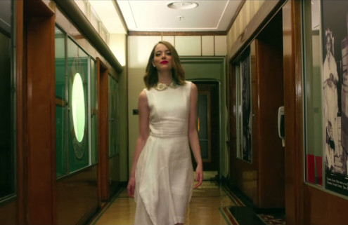 Emma Stone runs free in the RMS Queen Mary for Will Butler’s ‘Anna’ video
