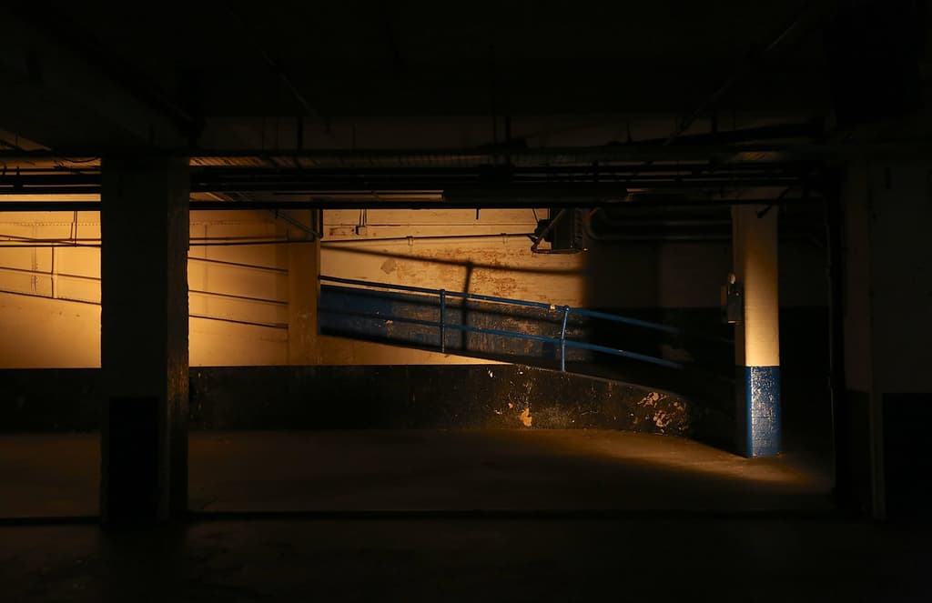 Bill Viola listens to buildings in 'The Talking Drum' at Brewer Street Car Park