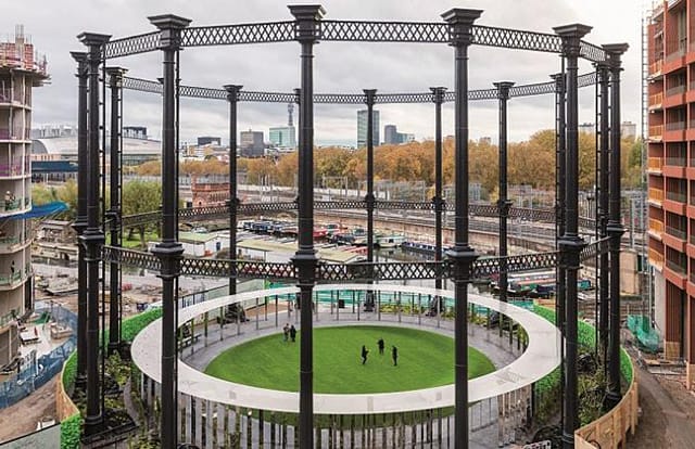 King’s Cross gasholder opens as a public park