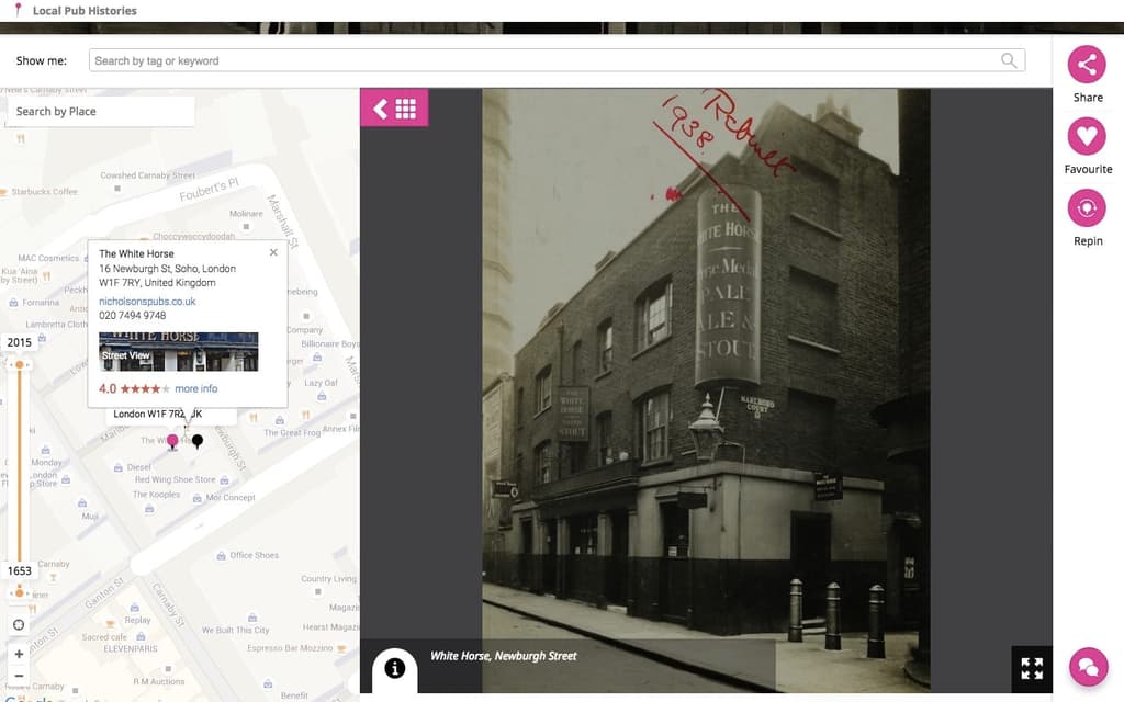 Historypin screenshot