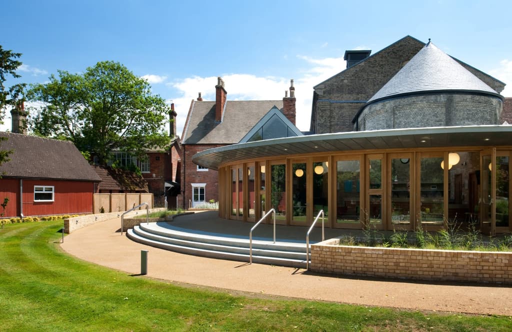 Foster Wilson Architects convert a Moravian church into a theatre in Bedford