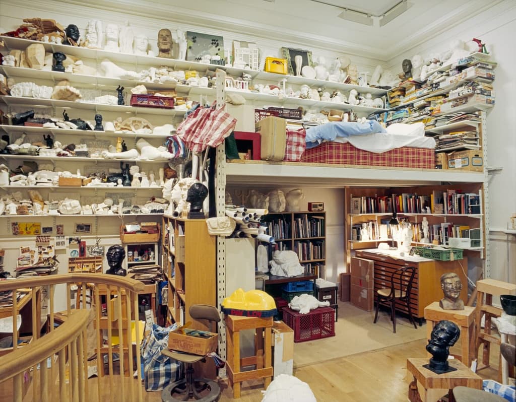 Paolozzi's studio at Scottish National Gallery of Modern Art