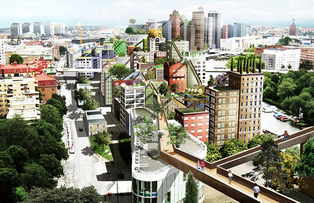 Skywalks could be coming to Stockholm