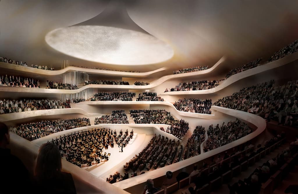 Illustration of the Grand Hall © Herzog & de Meuron