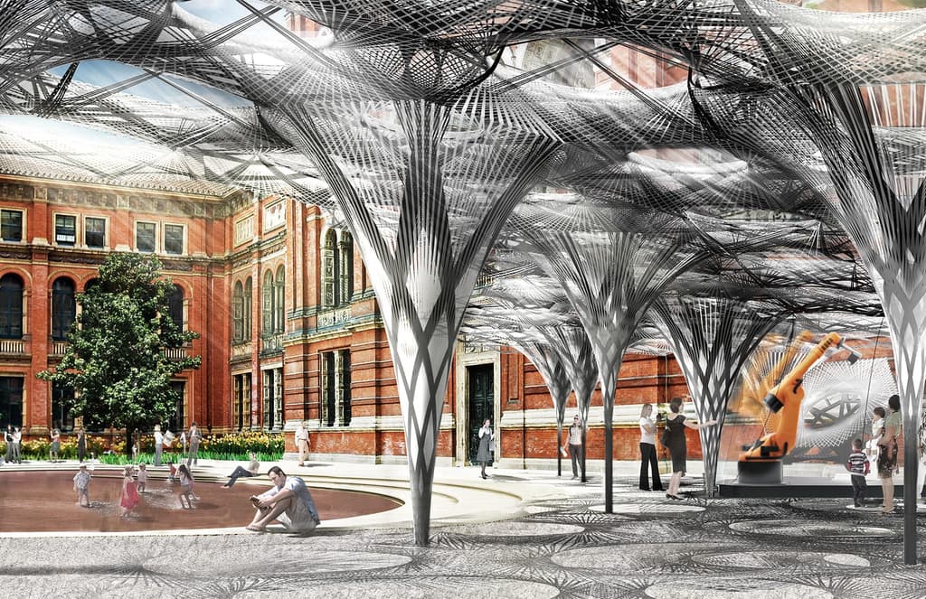 Robots will build a pavilion at London’s V&A